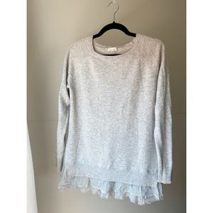 Garnet Hill Cashmere Skirttail Sweater / Size: M